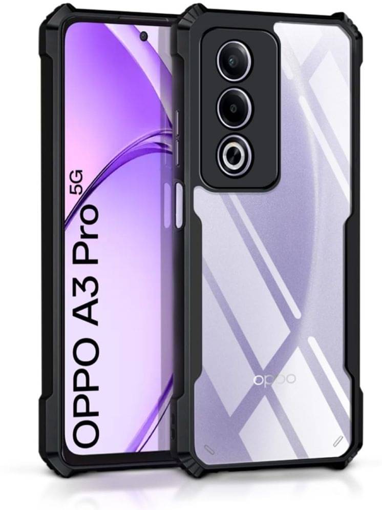 Case Vault Covers Shock Proof Case Compatible For Polycarbonate OPPO A3 Pro 5G ( Pack of 1 ) Case Vault Covers Shock Proof Case Compatible For Polycarbonate OPPO A3 Pro 5G ( Pack of 1 )
