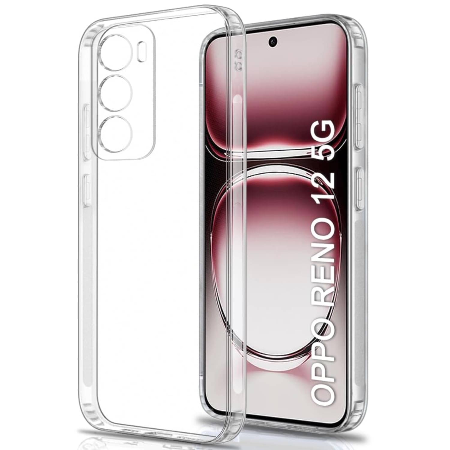 Case Vault Covers Silicon Soft cases Compatible For Silicon Oppo Reno 12 5G ( Pack of 1 ) Case Vault Covers Silicon Soft cases Compatible For Silicon Oppo Reno 12 5G ( Pack of 1 )