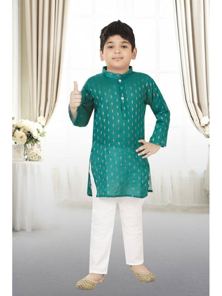 NIPU CREATION Pack of 1 Boys Cotton Blend ( Green ) NIPU CREATION Pack of 1 Boys Cotton Blend ( Green )