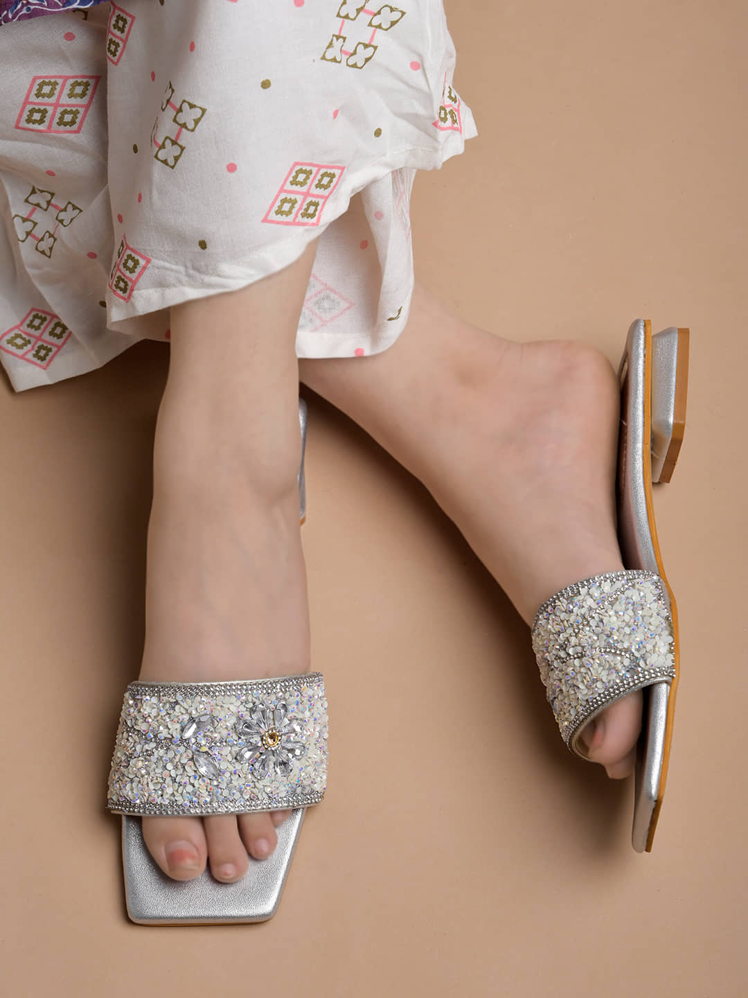 Shoetopia Rose Gold Women's Flats