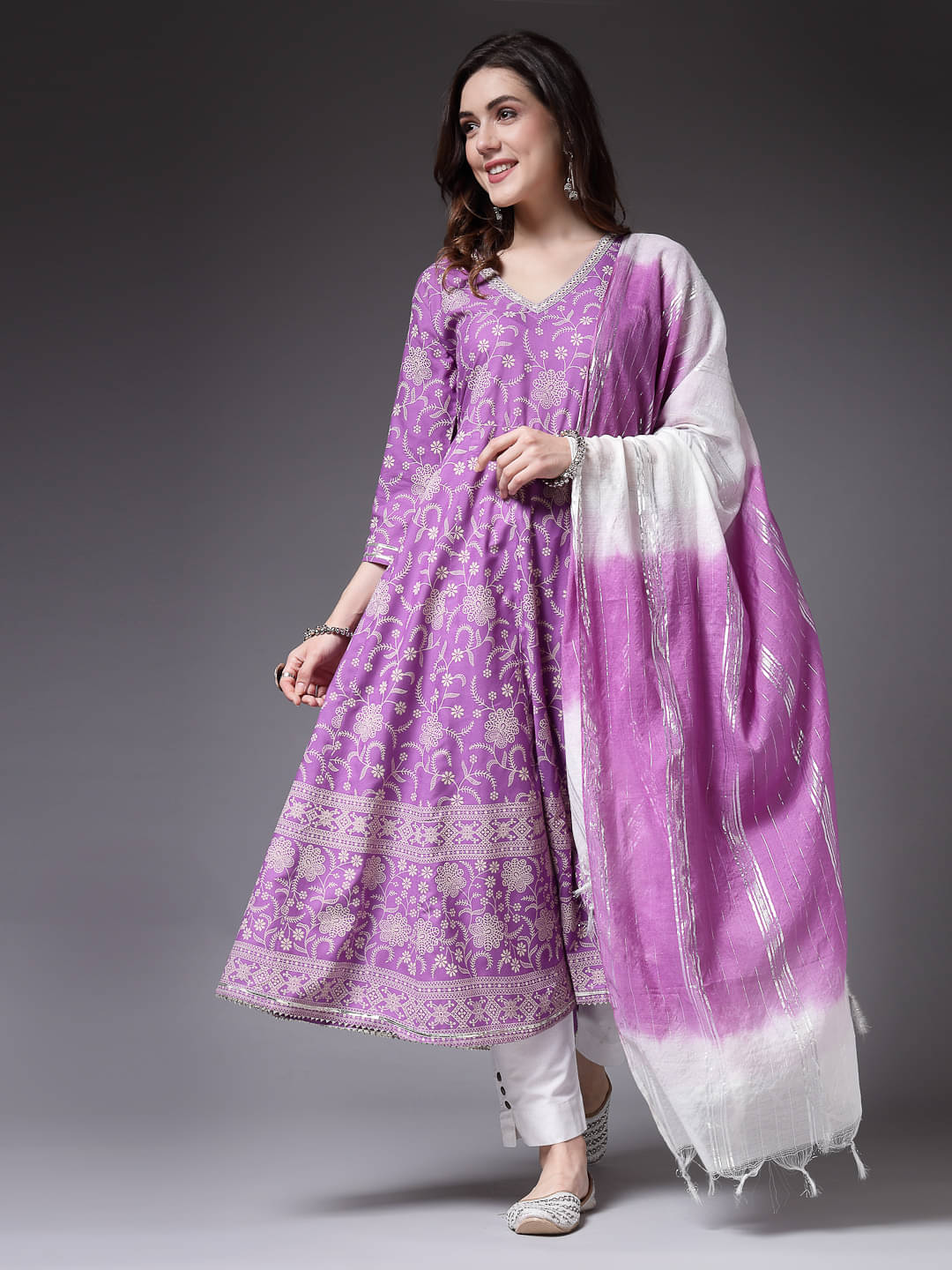 Stylum Rayon Printed Kurti With Pants Women's Stitched Salwar Suit - Purple ( Pack of 1 ) Stylum Rayon Printed Kurti With Pants Women's Stitched Salwar Suit - Purple ( Pack of 1 )