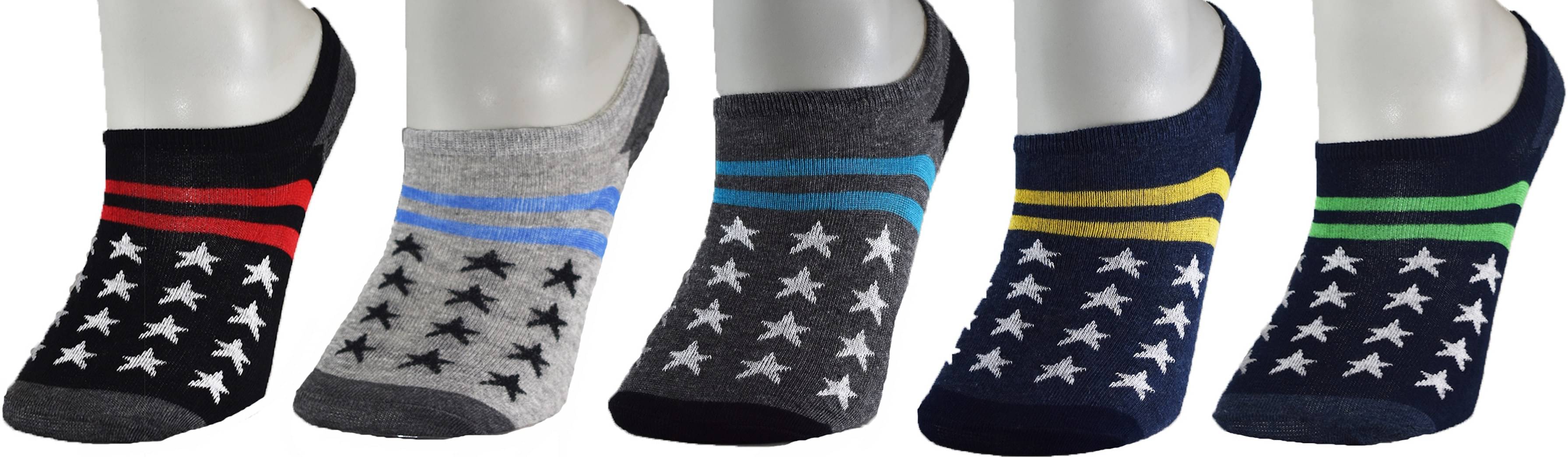 hicode Blended Men's Printed Multicolor Low Cut Socks ( Pack of 5 ) hicode Blended Men's Printed Multicolor Low Cut Socks ( Pack of 5 )