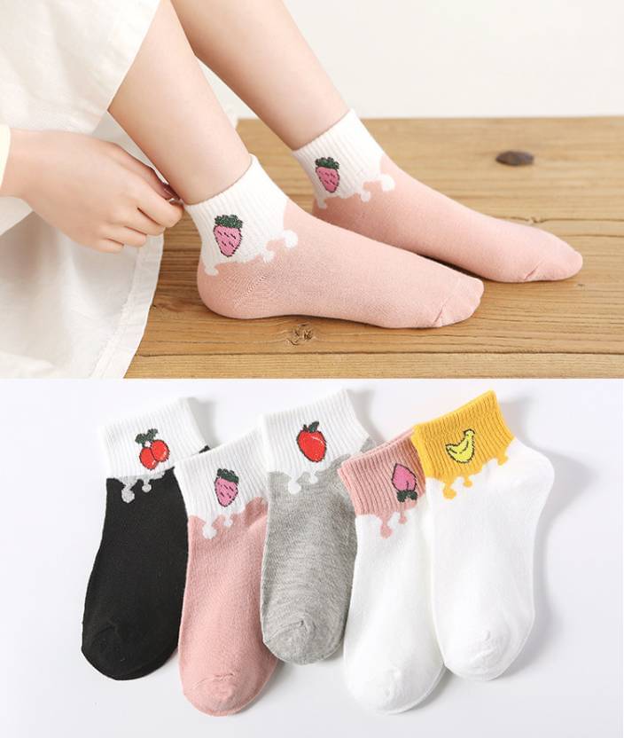     			hicode Blended Men's Printed Multicolor Ankle Length Socks ( Pack of 5 )