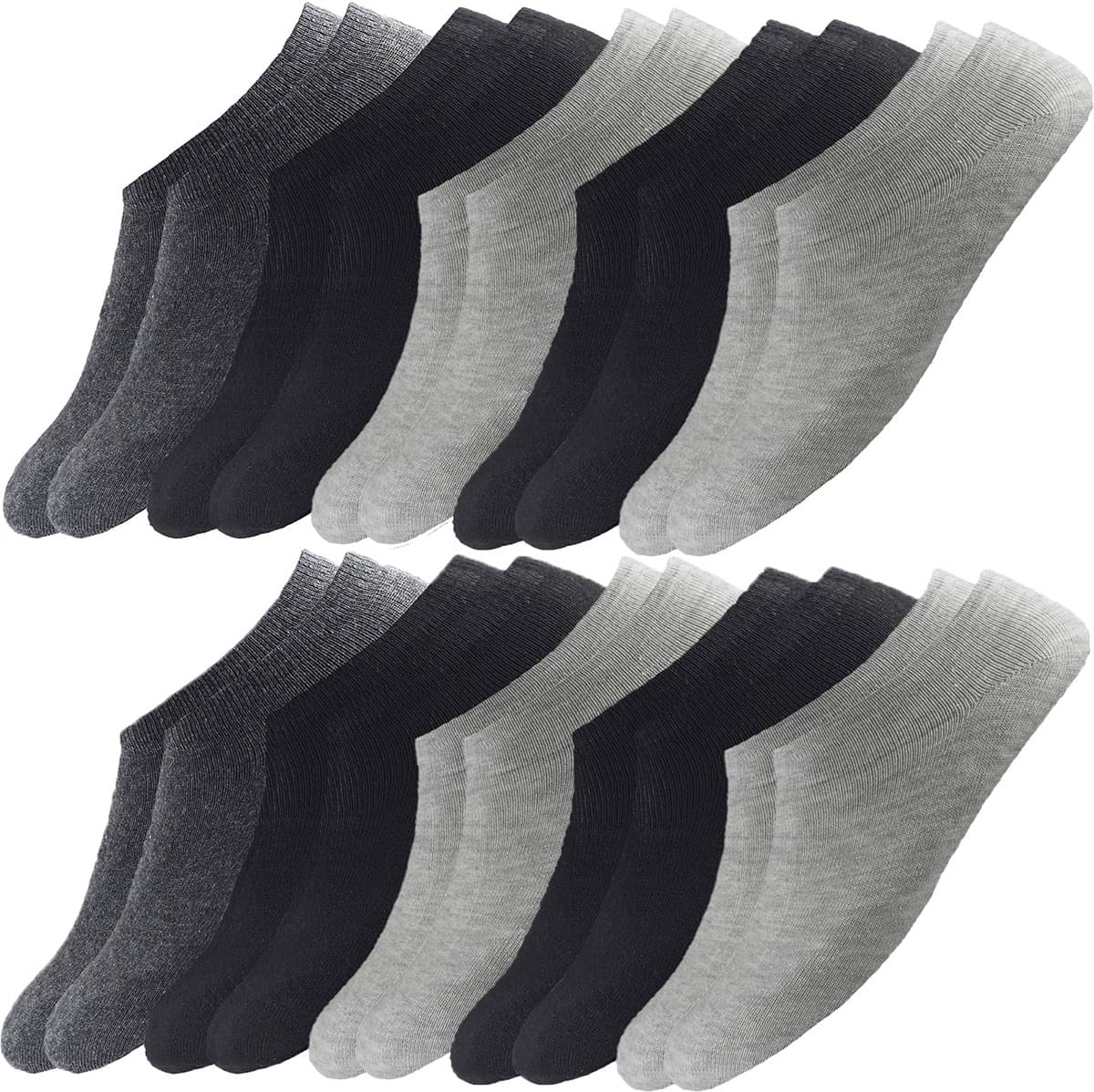 hicode Blended Men's Solid Multicolor Low Cut Socks ( Pack of 10 ) hicode Blended Men's Solid Multicolor Low Cut Socks ( Pack of 10 )