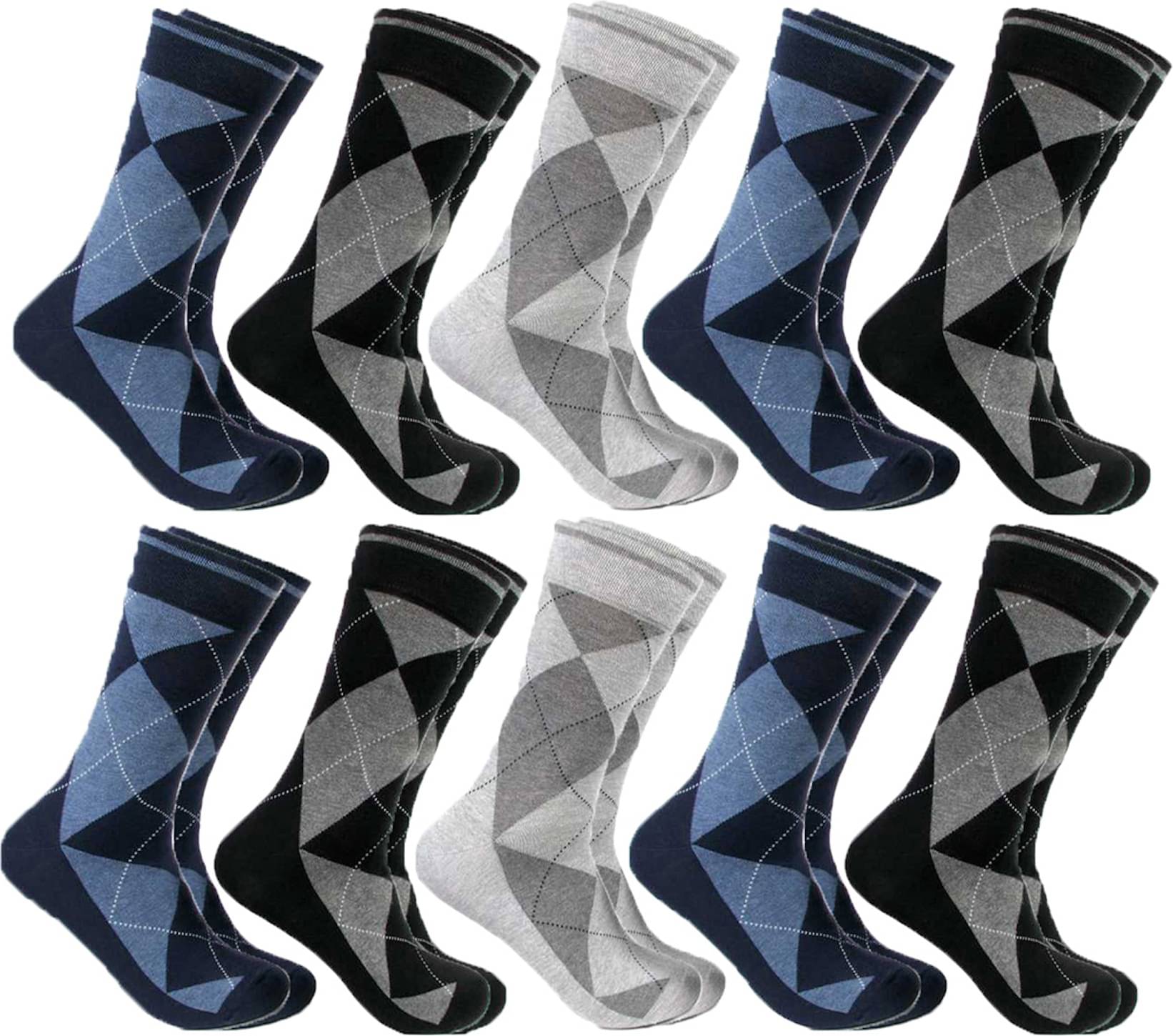 hicode Cotton Men's Colorblock Multicolor Mid Length Socks ( Pack of 10 ) hicode Cotton Men's Colorblock Multicolor Mid Length Socks ( Pack of 10 )