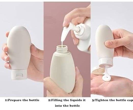 RAMDEV ENTERPRISE Multicolor 3 Pcs Travel Bottles Set,60Ml Travel Bottles. RAMDEV ENTERPRISE Multicolor 3 Pcs Travel Bottles Set,60Ml Travel Bottles.