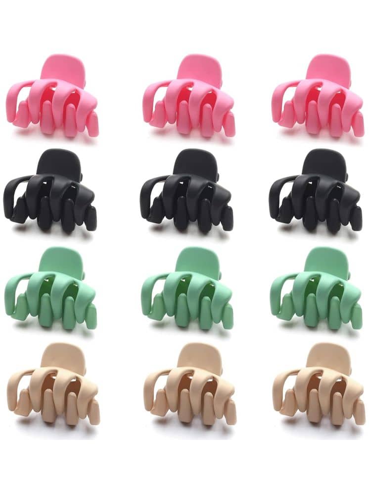 12 Pack Small Hair Claw Clips 1.0 Inch Mini Hair Clips for Women and Girls - Jewellery Sets | Buy online on ZillyBuy