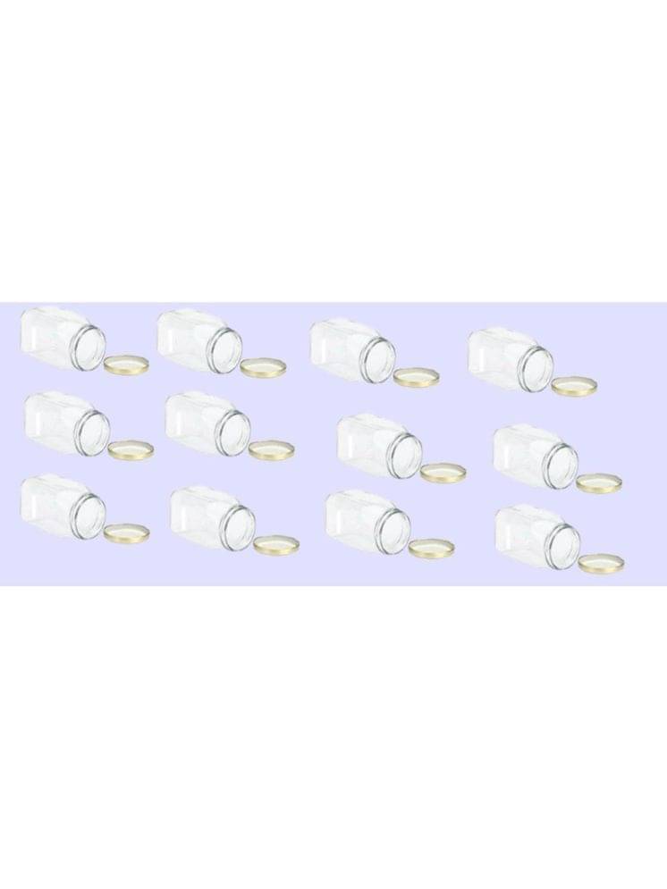 1st Time Glass Container Jar Glass Transparent Utility Container ( Set of 12 )     			1st Time Glass Container Jar Glass Transparent Utility Container ( Set of 12 )