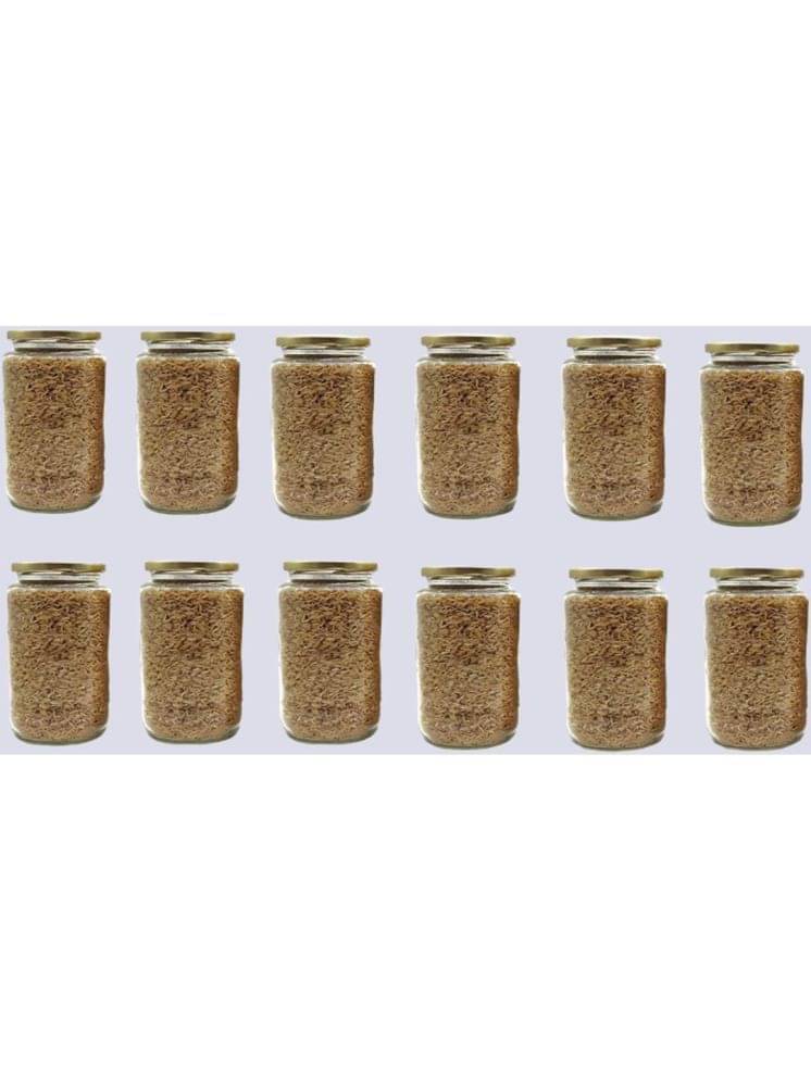     			1st Time Glass Container Jar Glass Transparent Utility Container ( Set of 12 )