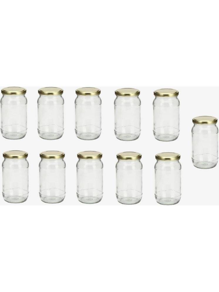     			1st Time Glass Container Jar Glass Transparent Utility Container ( Set of 11 )