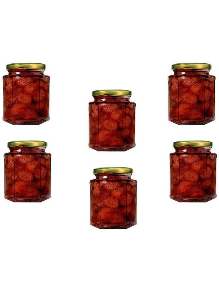 1st Time Glass Container Jar Glass Transparent Cookie Container ( Set of 6 ) 1st Time Glass Container Jar Glass Transparent Cookie Container ( Set of 6 )
