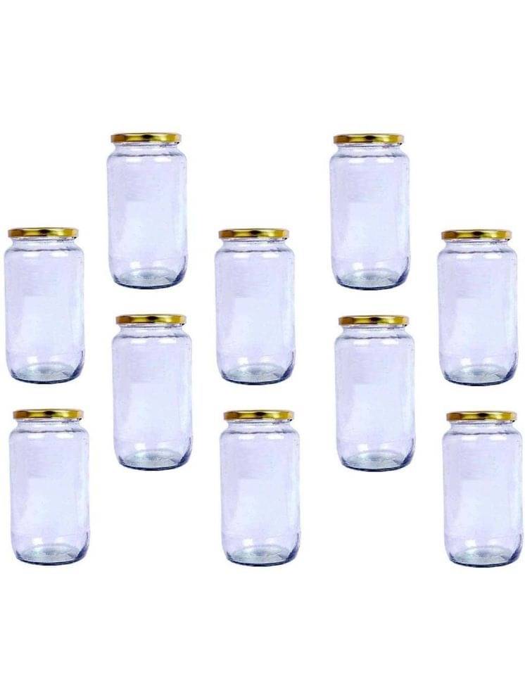 1st Time Glass Container Jar Glass Transparent Utility Container ( Set of 10 ) 1st Time Glass Container Jar Glass Transparent Utility Container ( Set of 10 )