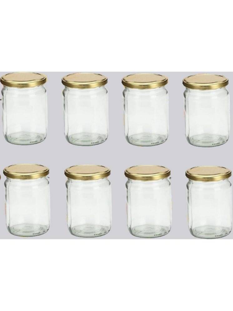1st Time Glass Container Jar Glass Transparent Utility Container ( Set of 8 ) 1st Time Glass Container Jar Glass Transparent Utility Container ( Set of 8 )