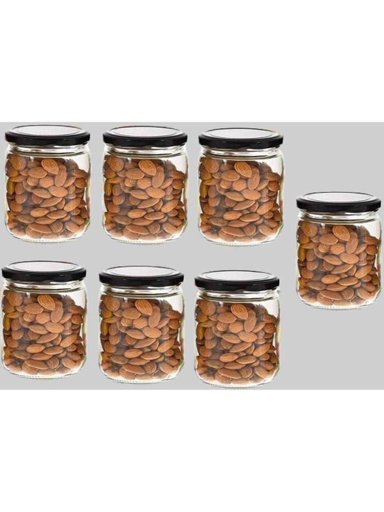 1st Time Glass Container Jar Glass Transparent Utility Container ( Set of 7 ) 1st Time Glass Container Jar Glass Transparent Utility Container ( Set of 7 )
