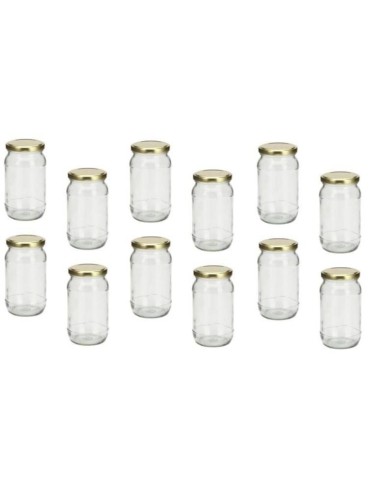 1st Time Glass Container Jar Glass Transparent Utility Container ( Set of 12 ) 1st Time Glass Container Jar Glass Transparent Utility Container ( Set of 12 )
