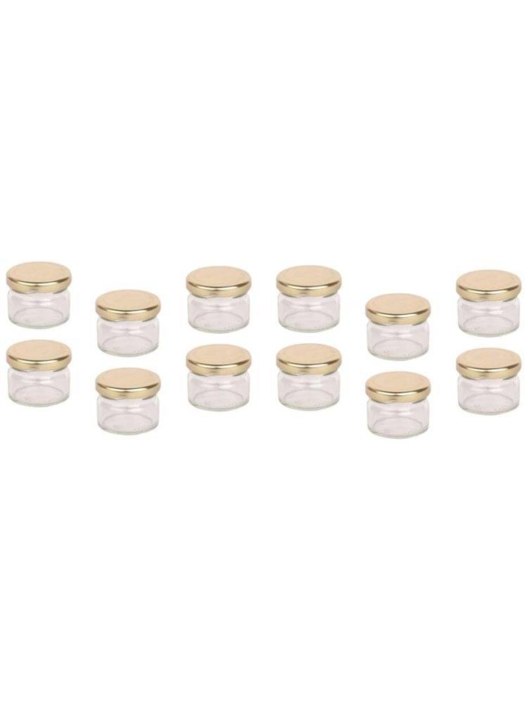 1st Time Glass Container Jar Glass Transparent Utility Container ( Set of 12 ) 1st Time Glass Container Jar Glass Transparent Utility Container ( Set of 12 )