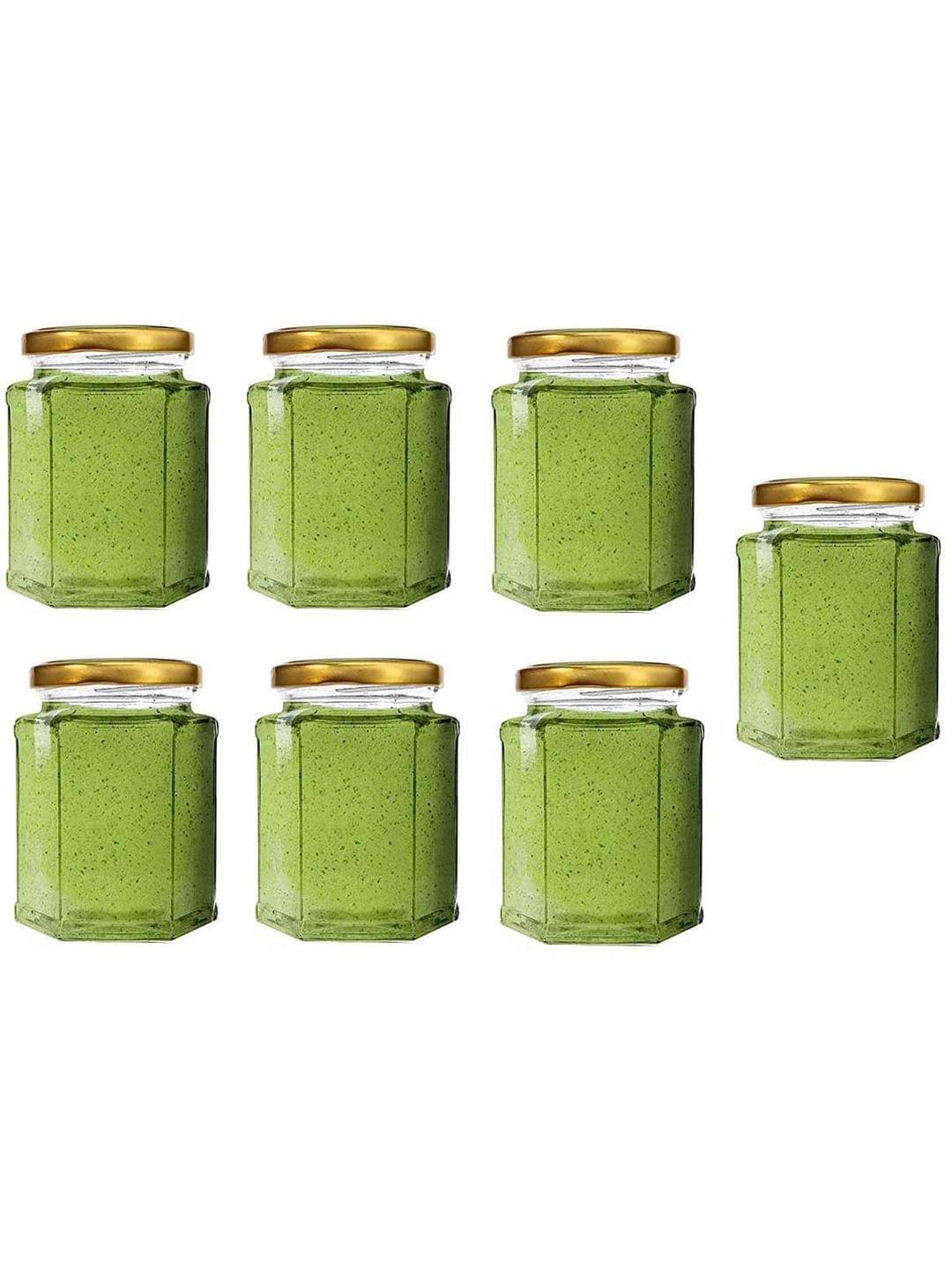 1st Time Glass Container Jar Glass Transparent Utility Container ( Set of 7 ) 1st Time Glass Container Jar Glass Transparent Utility Container ( Set of 7 )