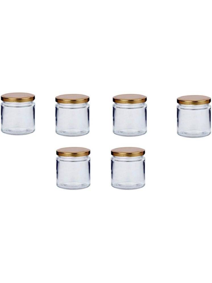 1st Time Glass Container Jar Glass Transparent Cookie Container ( Set of 6 ) 1st Time Glass Container Jar Glass Transparent Cookie Container ( Set of 6 )