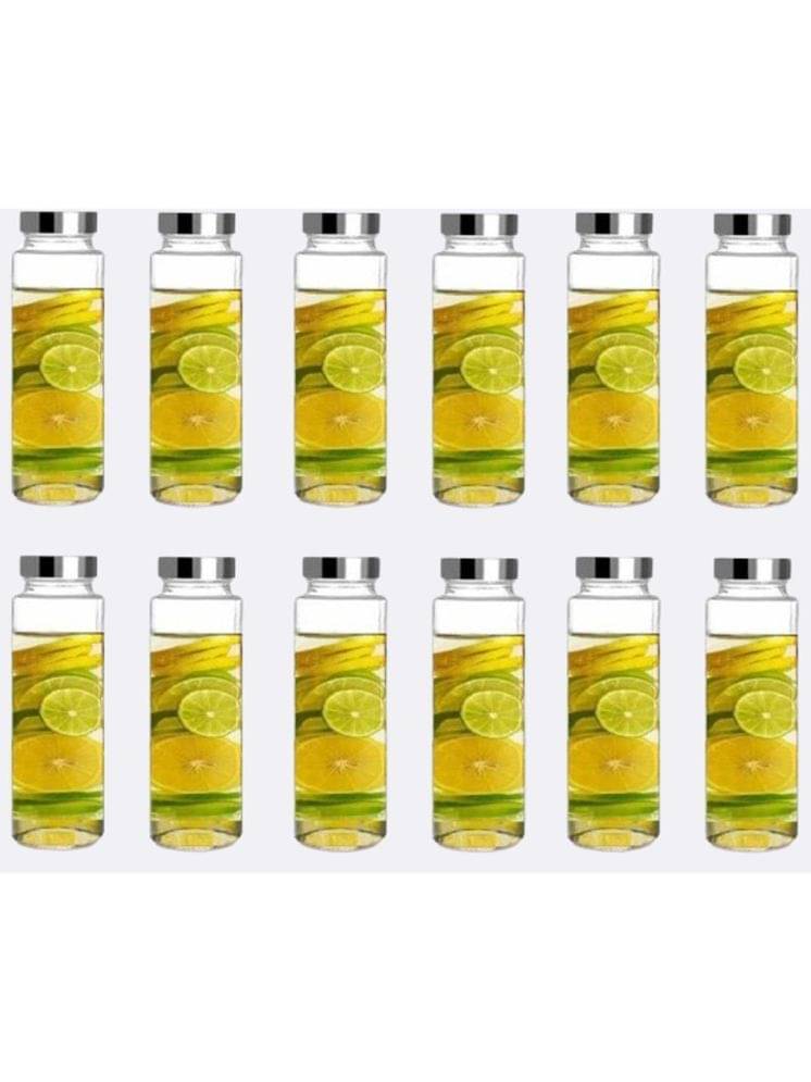     			1st Time Glass Container Jar Glass Transparent Utility Container ( Set of 12 )