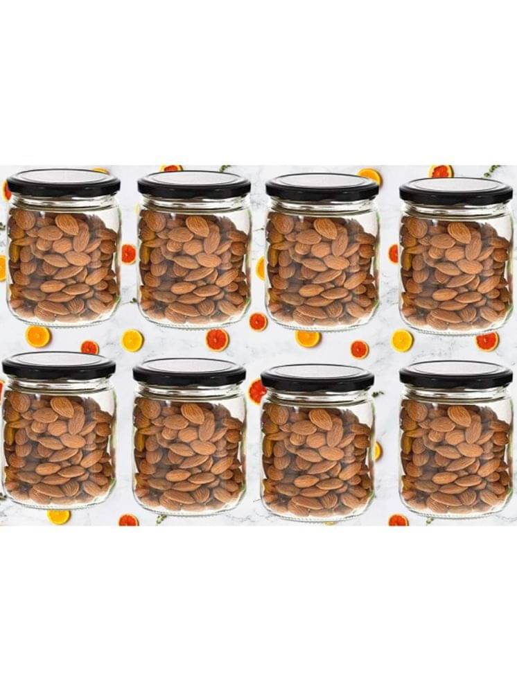 1st Time Glass Container Jar Glass Transparent Utility Container ( Set of 8 ) 1st Time Glass Container Jar Glass Transparent Utility Container ( Set of 8 )