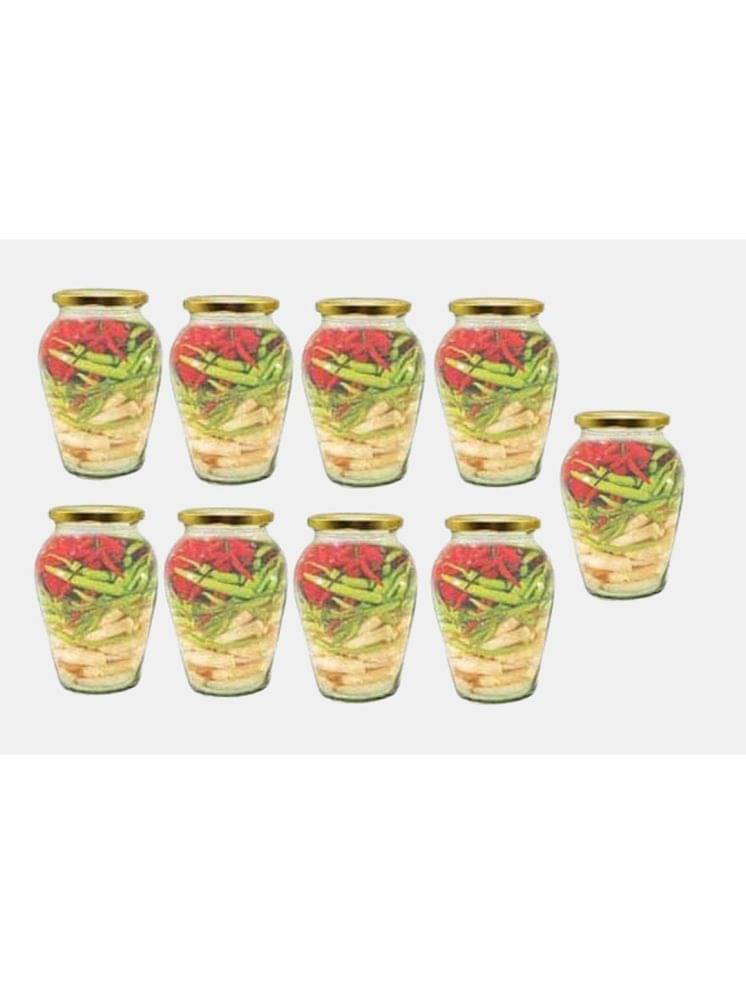 1st Time Glass Container Jar Glass Transparent Utility Container ( Set of 9 ) 1st Time Glass Container Jar Glass Transparent Utility Container ( Set of 9 )