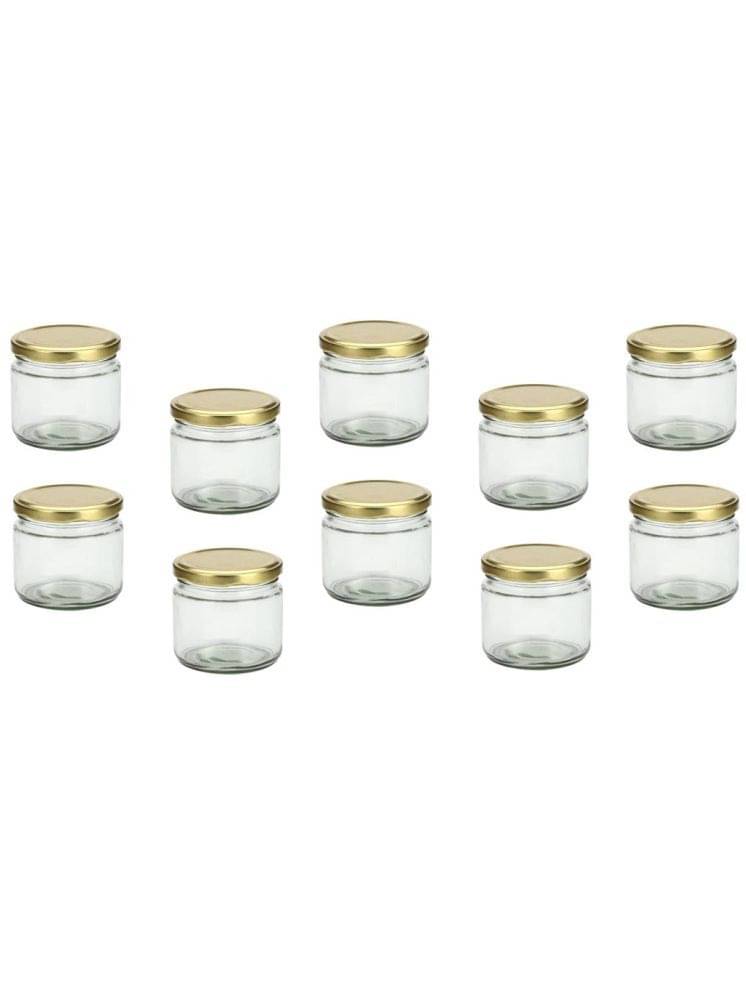 1st Time Glass Container Jar Glass Transparent Utility Container ( Set of 10 ) 1st Time Glass Container Jar Glass Transparent Utility Container ( Set of 10 )
