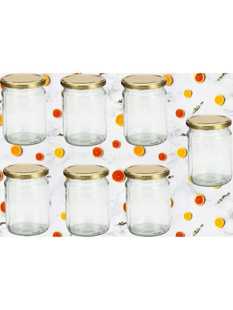 1st Time Glass Container Jar Glass Transparent Utility Container ( Set of 7 ) 1st Time Glass Container Jar Glass Transparent Utility Container ( Set of 7 )