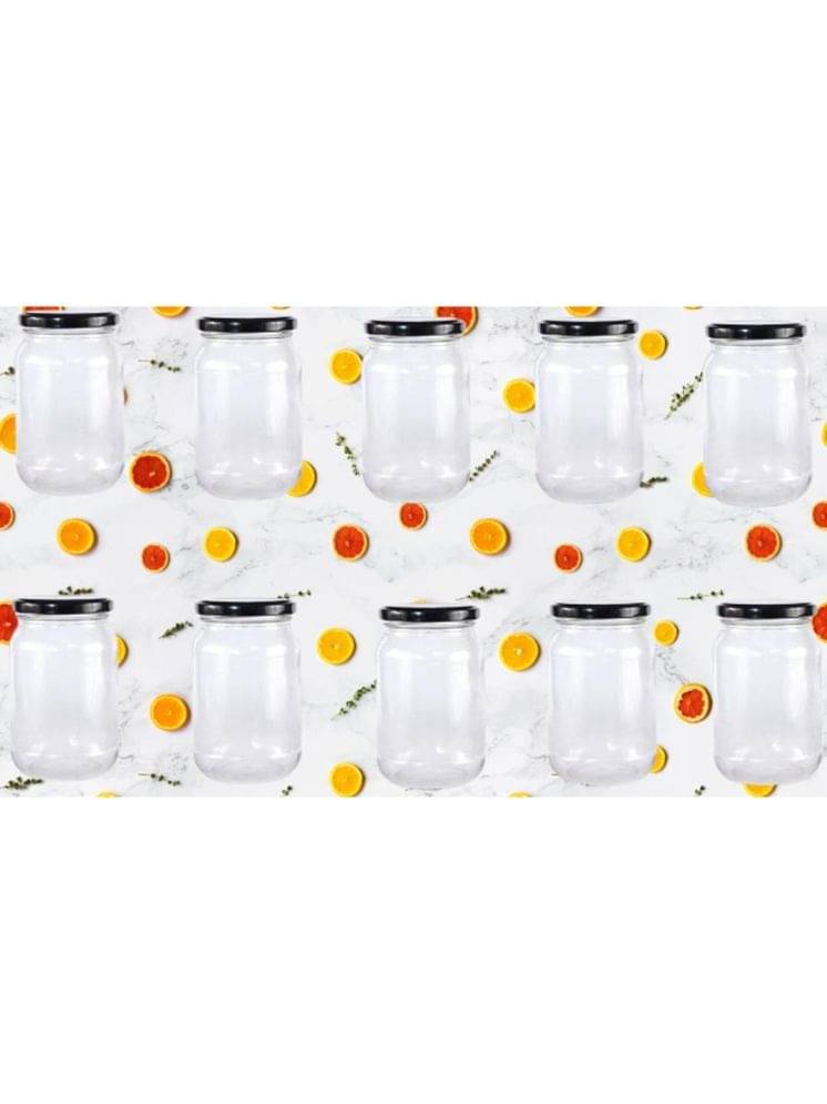 1st Time Glass Container Jar Glass Transparent Utility Container ( Set of 10 ) 1st Time Glass Container Jar Glass Transparent Utility Container ( Set of 10 )