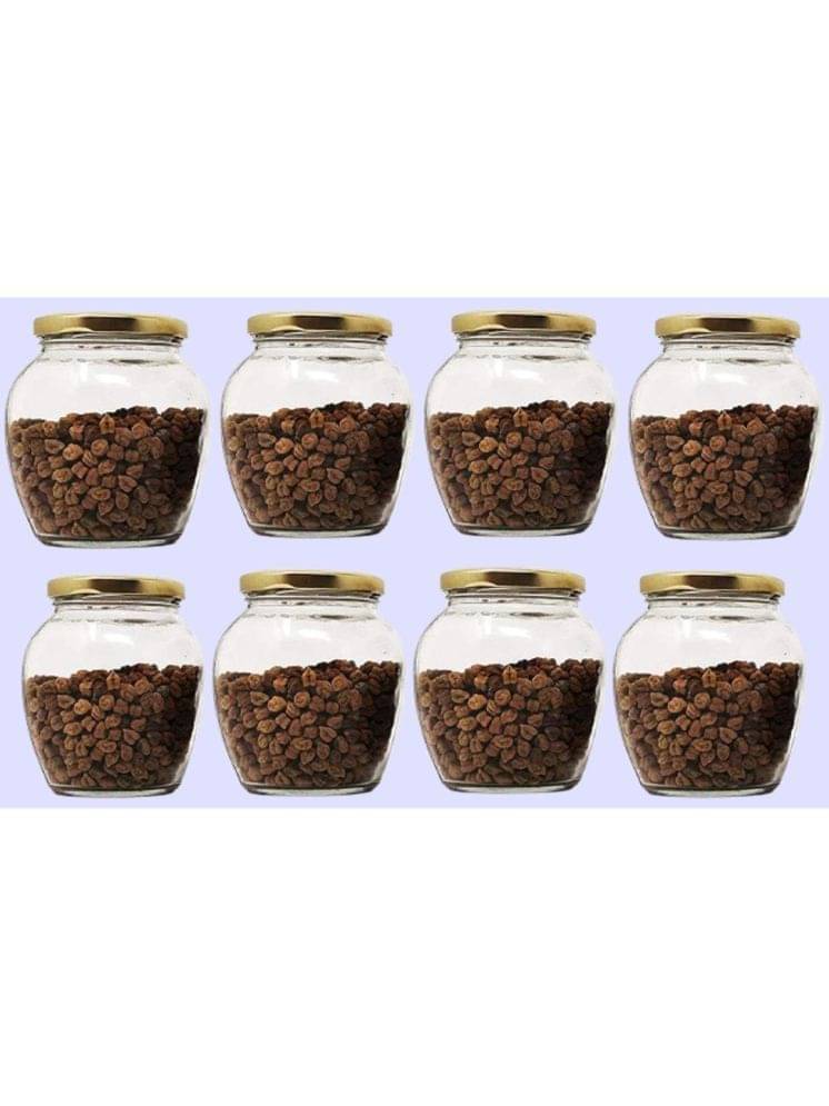 1st Time Glass Container Jar Glass Transparent Utility Container ( Set of 8 ) 1st Time Glass Container Jar Glass Transparent Utility Container ( Set of 8 )