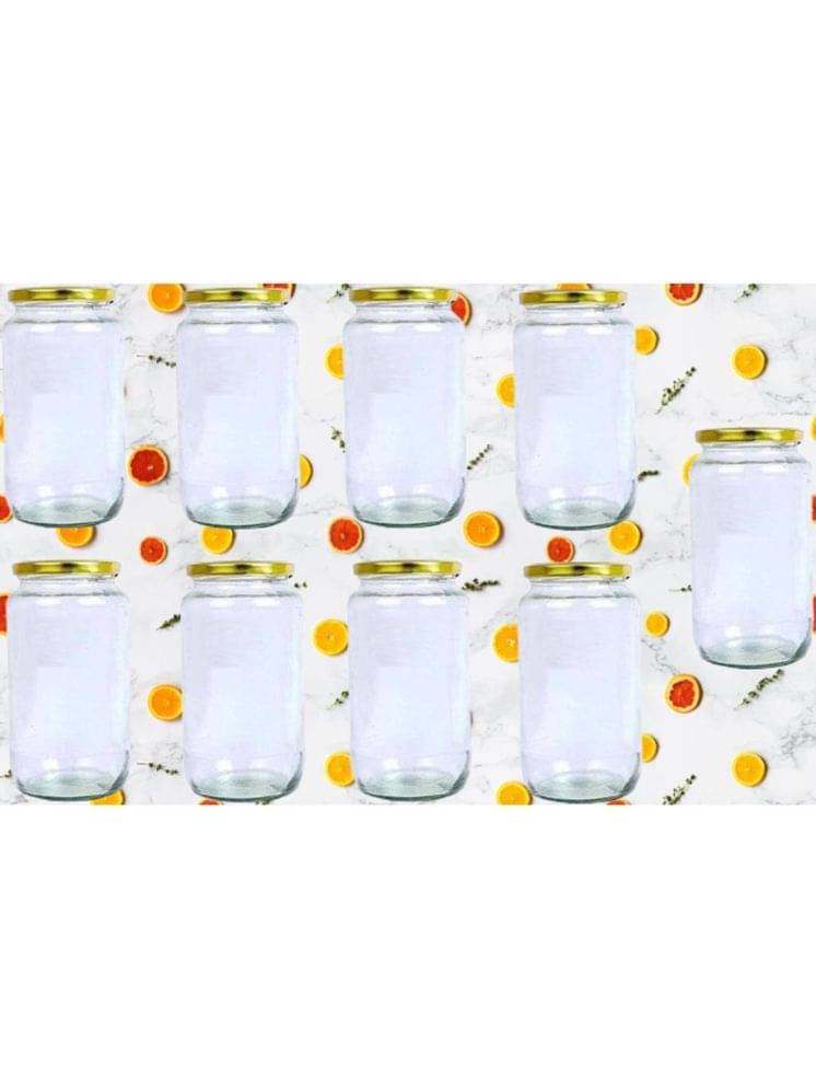 1st Time Glass Container Jar Glass Transparent Utility Container ( Set of 9 ) 1st Time Glass Container Jar Glass Transparent Utility Container ( Set of 9 )