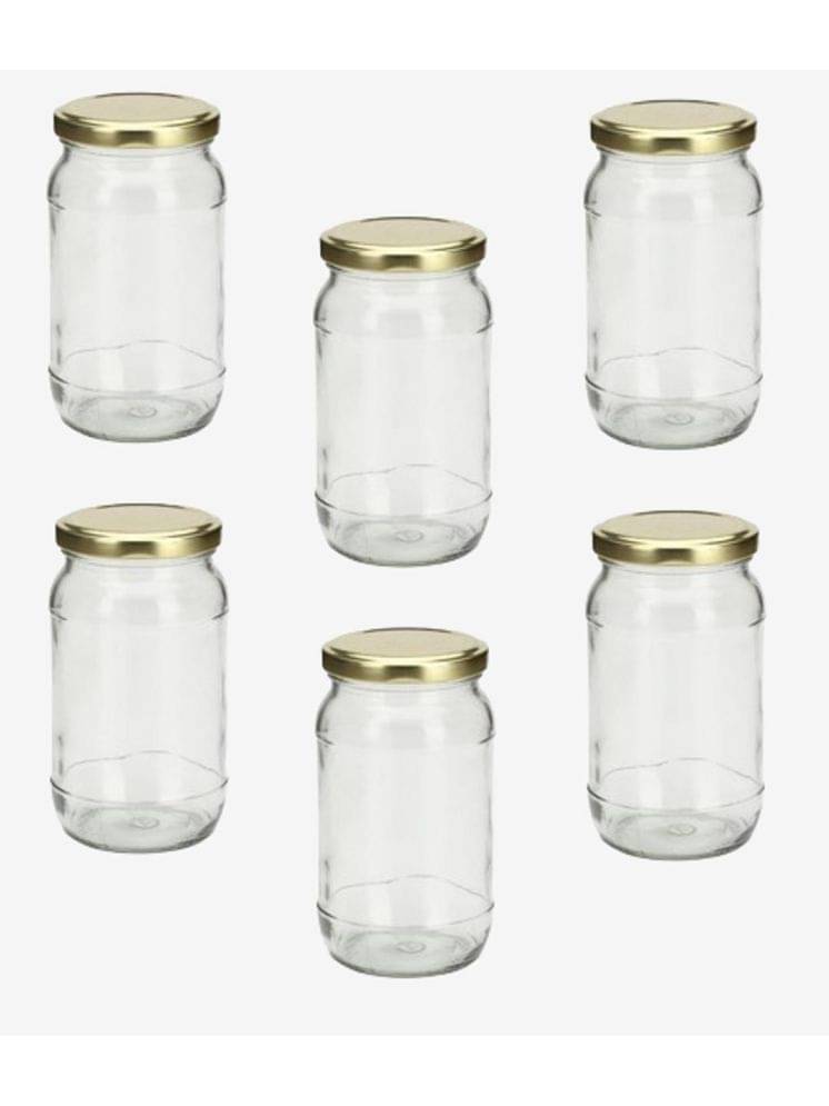 1st Time Glass Container Jar Glass Transparent Utility Container ( Set of 6 ) 1st Time Glass Container Jar Glass Transparent Utility Container ( Set of 6 )