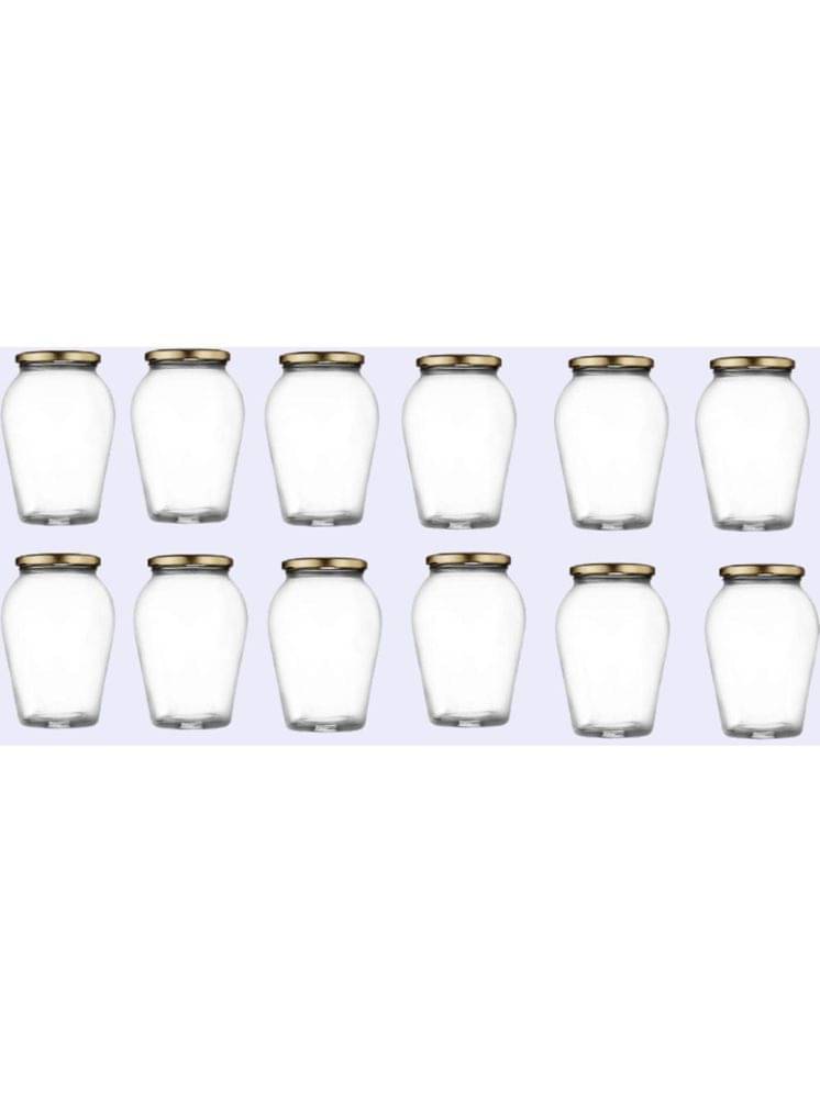 1st Time Glass Container Jar Glass Transparent Utility Container ( Set of 12 ) 1st Time Glass Container Jar Glass Transparent Utility Container ( Set of 12 )