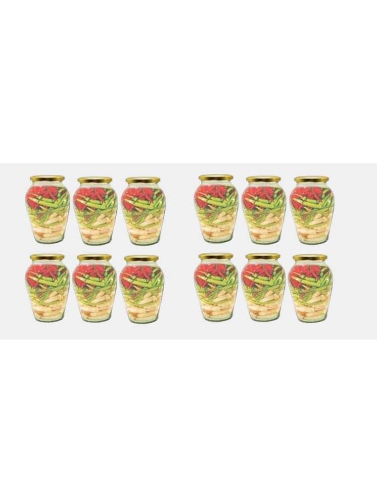 1st Time Glass Container Jar Glass Transparent Utility Container ( Set of 12 ) 1st Time Glass Container Jar Glass Transparent Utility Container ( Set of 12 )