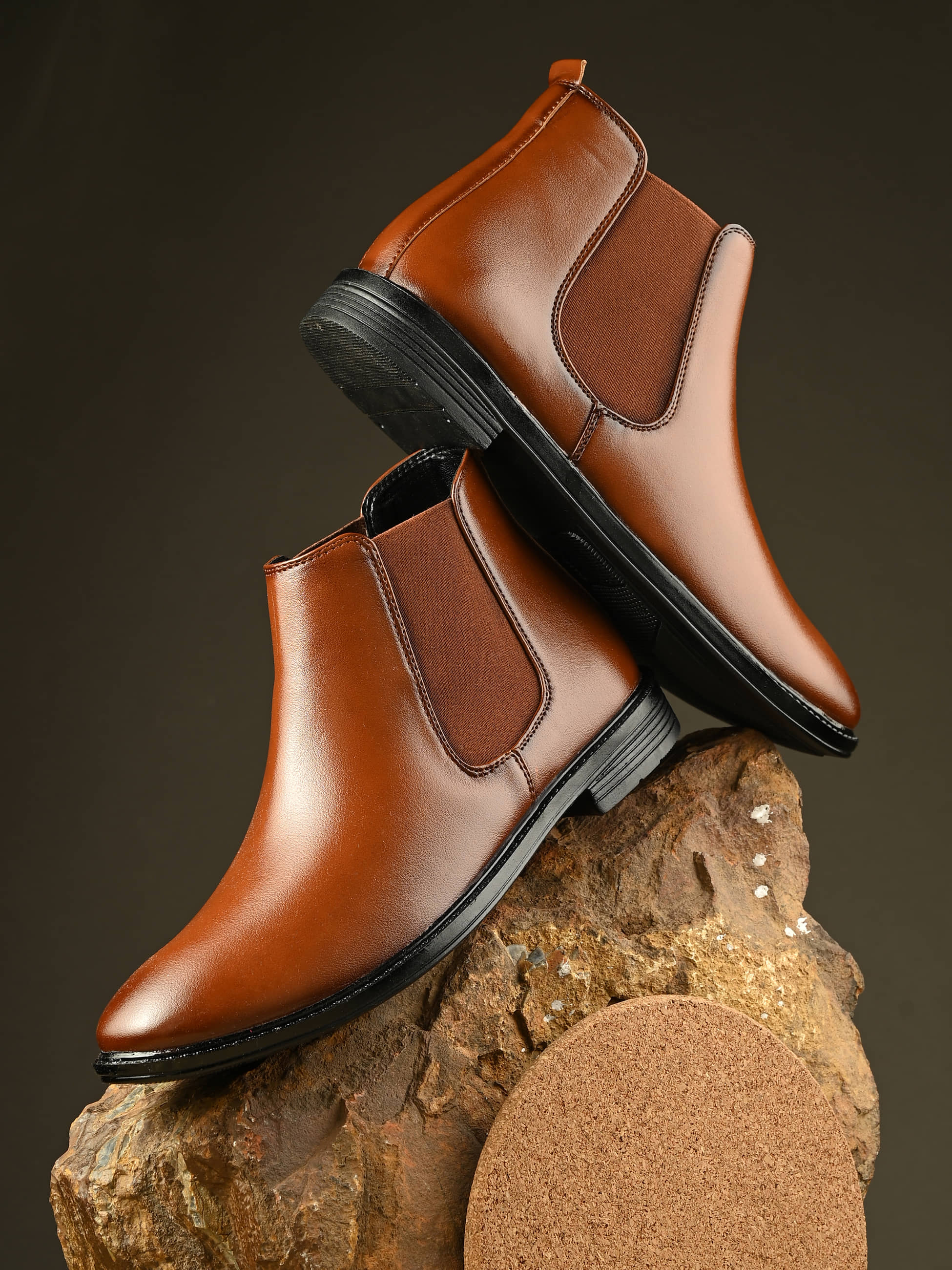 Aadi Tan Men's Chelsea Boots