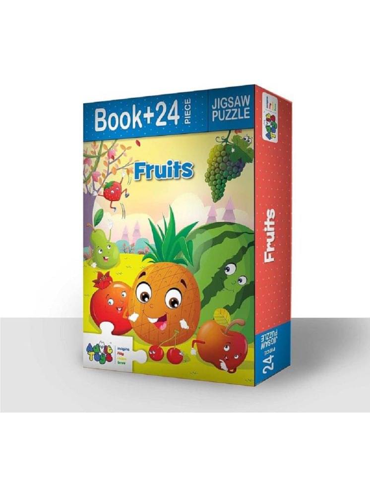    			Advit Toys Fruit Jigsaw Puzzles for Kids for Ages 2-5 Puzzle | Preschool Educational Learning Toy Set | Fruits Jigsaw Puzzle for 2 3 4 Years Old Boys and Girls | Birthday Gifts Ideas for Kids (24 Piece + Fun Fact Book Inside)
