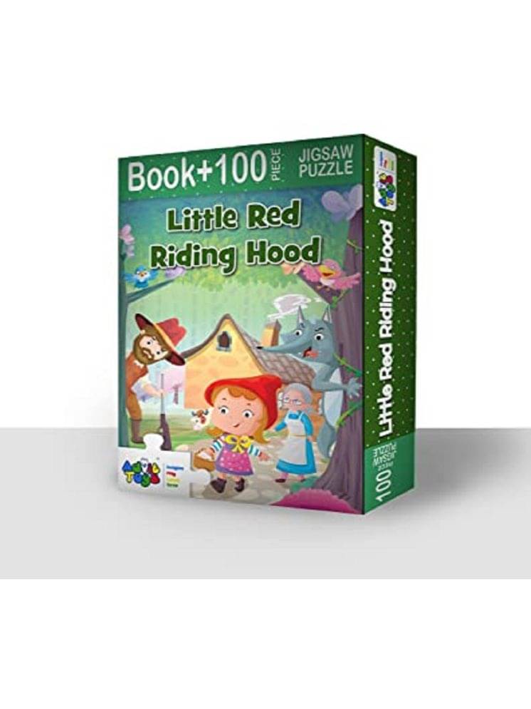     			Advit Toys Little Red Riding Hood Jigsaw Puzzle for Children's Having Fun with This Puzzle | Birthday Gift for Children, Return Gift | Jigsaw Puzzles for Kids and Toddlers 4+ Years - (100 Piece + 32 Page Book)