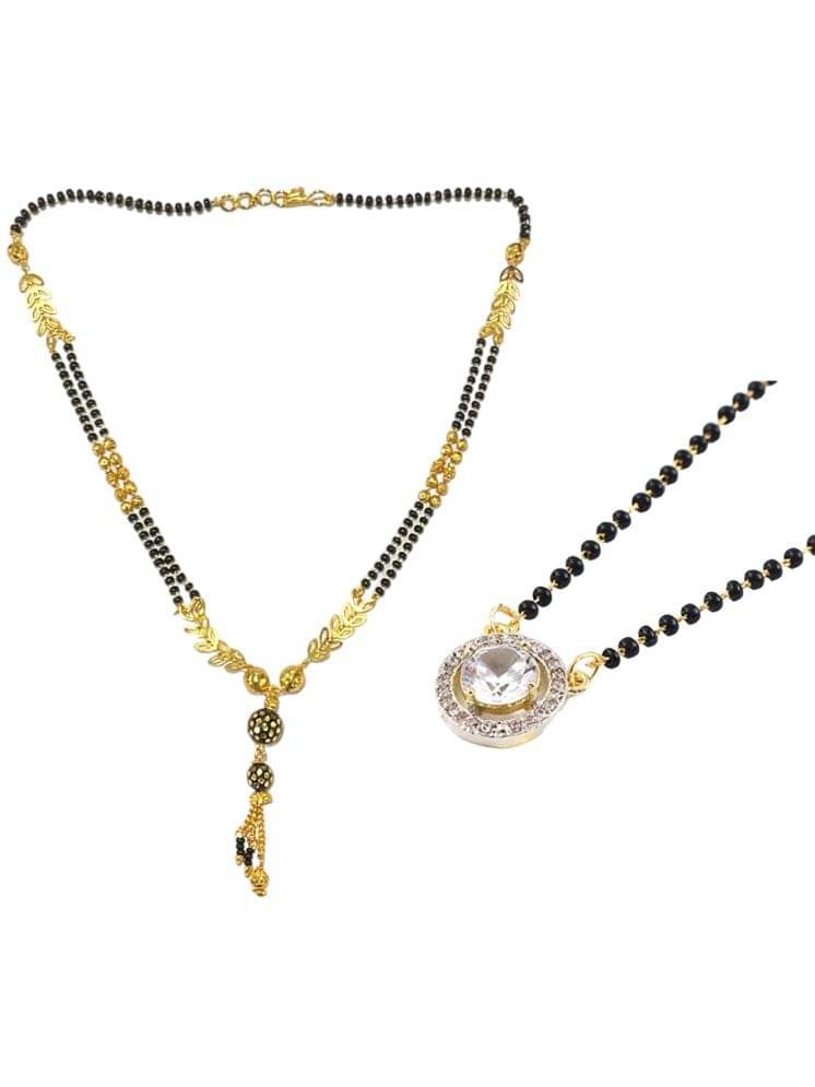 Charms Golden Mangalsutra Set ( Pack of 2 )     			Charms Golden Mangalsutra Set ( Pack of 2 )