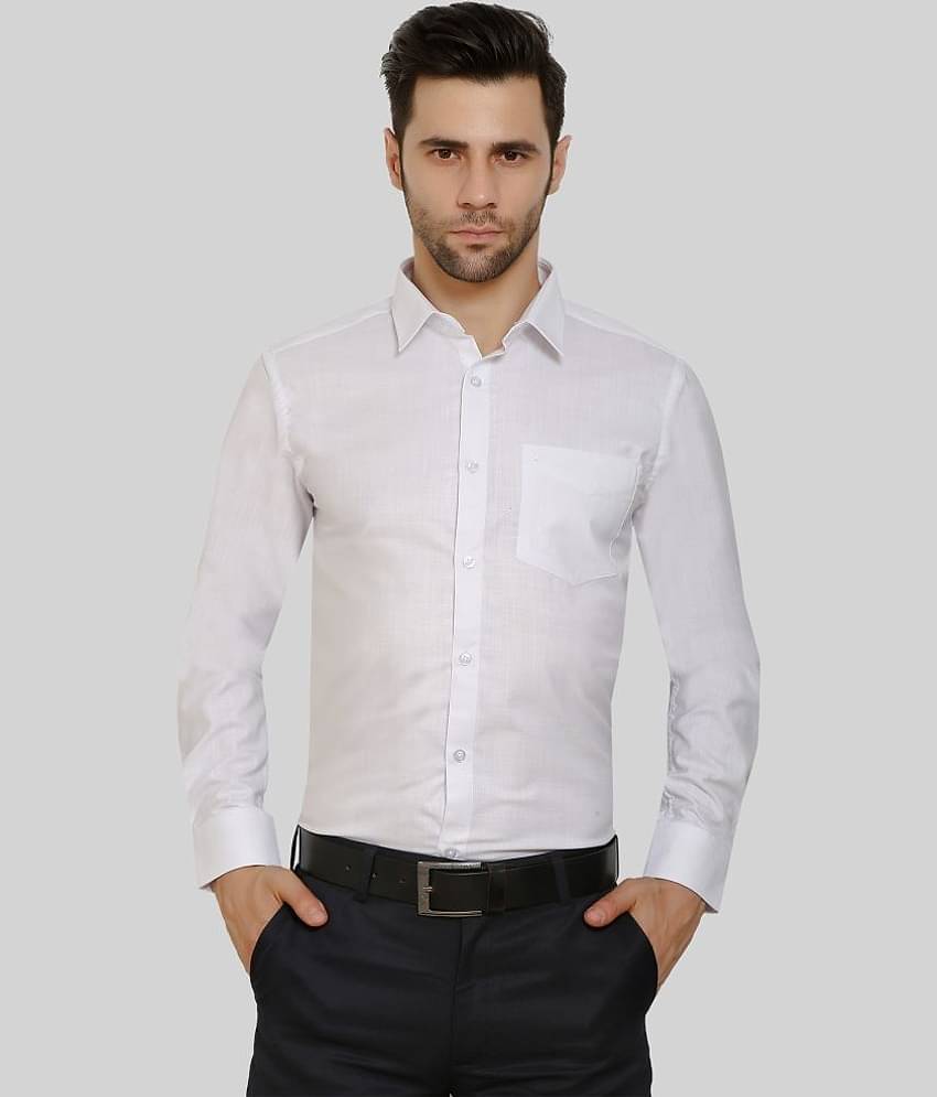 Comey Cotton Blend Regular Fit Full Sleeves Men's Formal Shirt - Brown ( Pack of 1 )