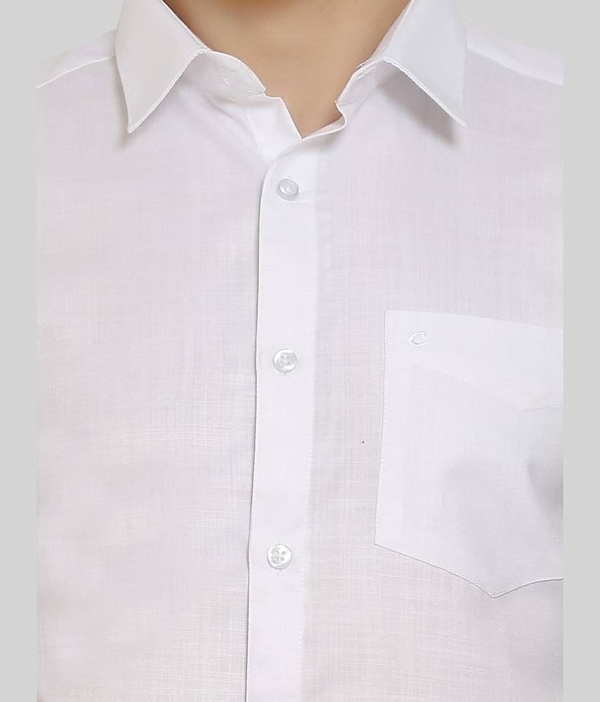 Comey Cotton Blend Regular Fit Full Sleeves Men's Formal Shirt - Brown ( Pack of 1 )