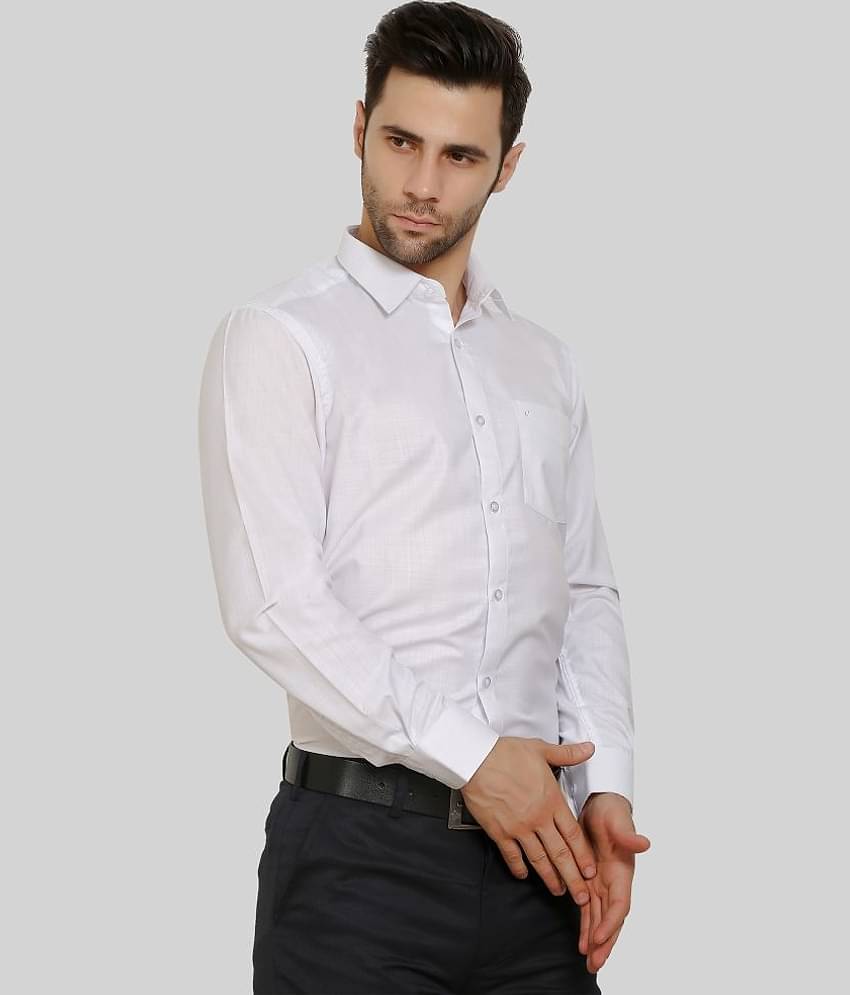 Comey Cotton Blend Regular Fit Full Sleeves Men's Formal Shirt - Brown ( Pack of 1 )