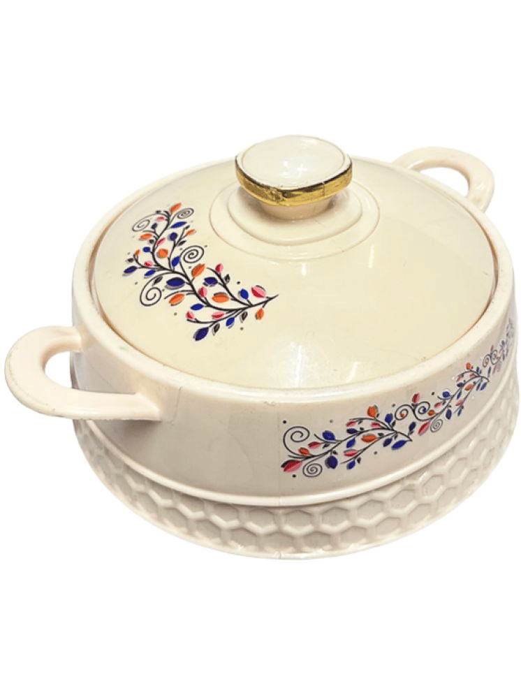     			Dynore Casserole Multicolor Plastic Serve Casserole ( Set of 1 , 2500 mL )