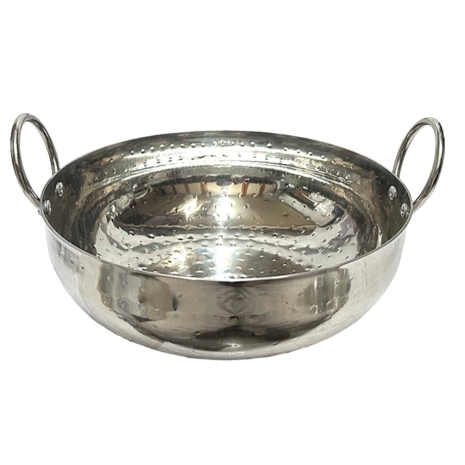 Dynore Stainless Steel Non coated Deep Kadhai 2 mm ( 3 ) L - Cookware | Buy online on ZillyBuy