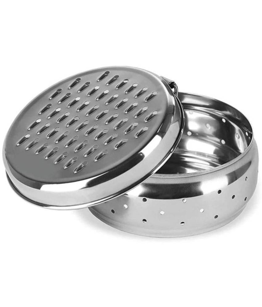     			Dynore Steel Khamni Dabba Steel Silver Food Container ( Set of 1 )