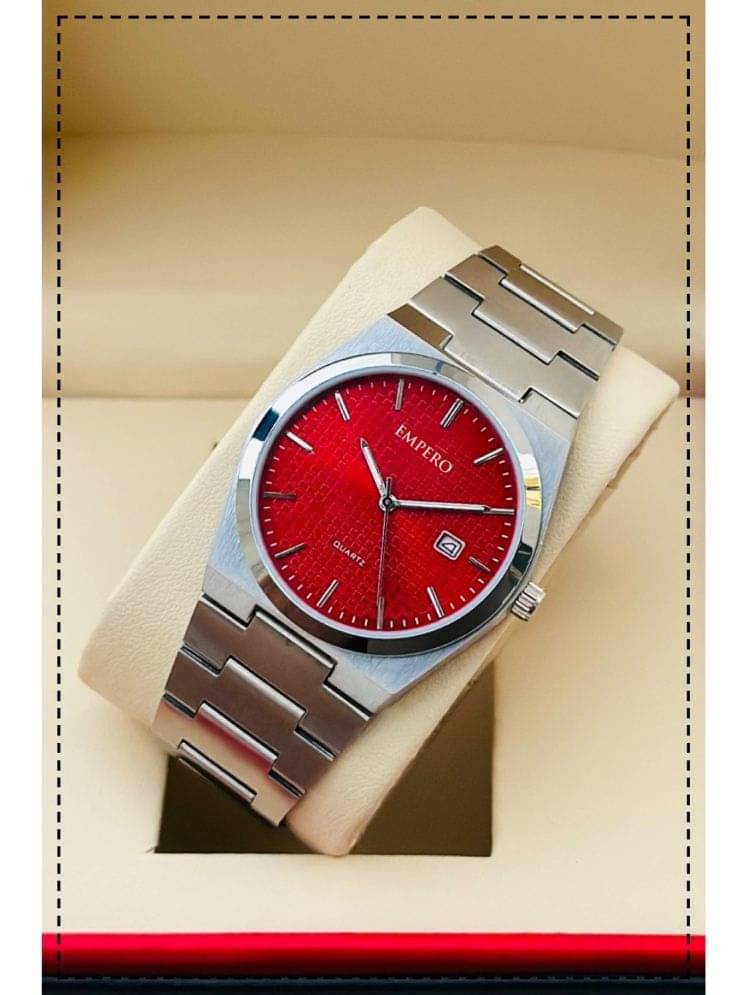     			EMPERO Silver Stainless Steel Analog Men's Watch