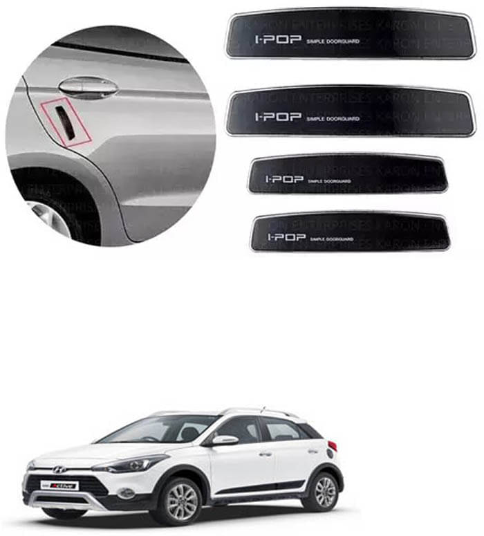 Etradezone Car Door Guard (Pack Of 4, Black) For Hyundai i20 Active     			Etradezone Car Door Guard (Pack Of 4, Black) For Hyundai i20 Active