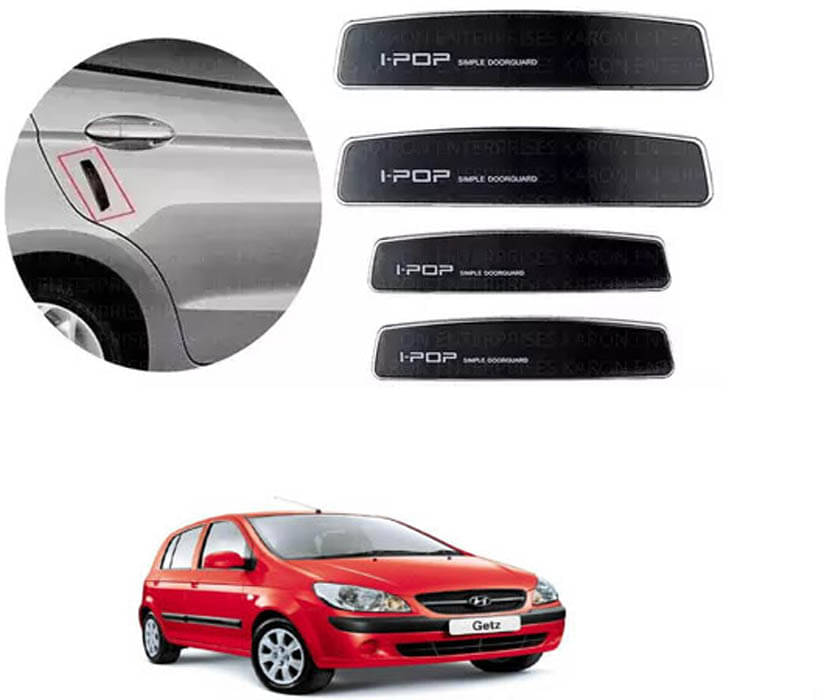 Etradezone Car Door Guard (Pack Of 4, Black) For Hyundai Getz Etradezone Car Door Guard (Pack Of 4, Black) For Hyundai Getz