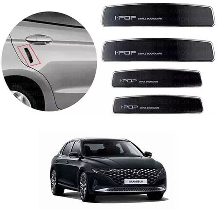 Etradezone Car Door Guard (Pack Of 4, Black) For Hyundai Grandeur     			Etradezone Car Door Guard (Pack Of 4, Black) For Hyundai Grandeur