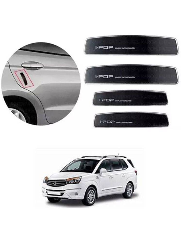 Etradezone Car Door Guard (Pack Of 4, Black) For Universal For Car Rodius     			Etradezone Car Door Guard (Pack Of 4, Black) For Universal For Car Rodius