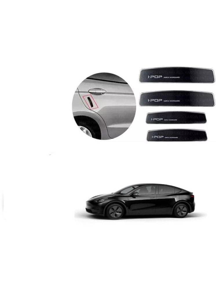     			Etradezone Car Door Guard (Pack Of 4, Black) For Tesla MODEL Y