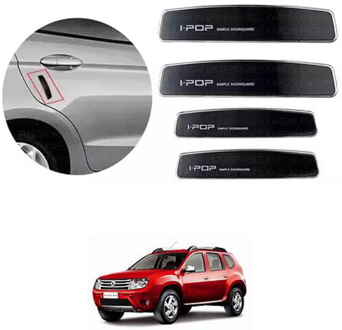 Etradezone Car Door Guard (Pack Of 4, Black) For Renault Duster Etradezone Car Door Guard (Pack Of 4, Black) For Renault Duster